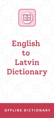 Latvin Dictionary screenshot 1