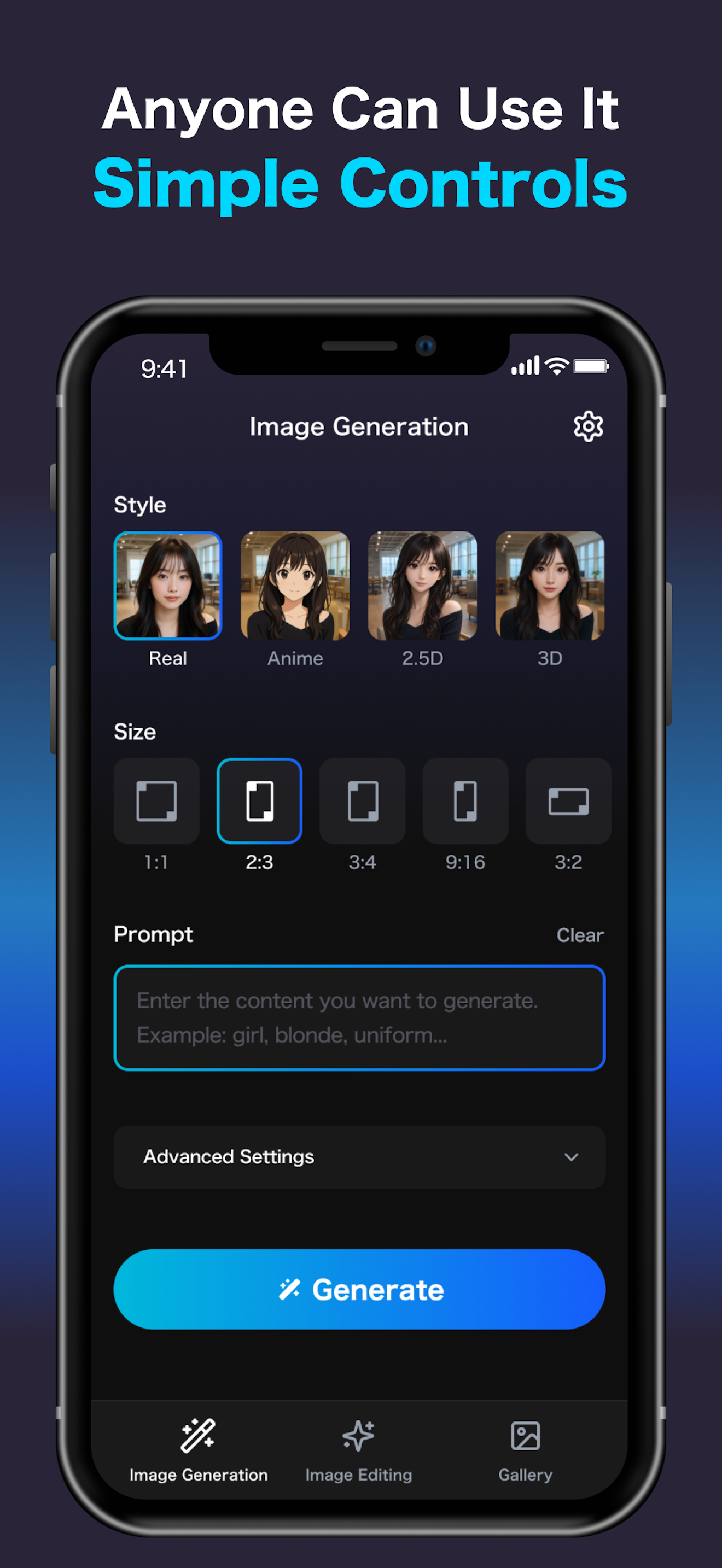 AI Image Generator & Editor ! screenshot 4