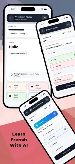 Capture d'écran de French Skills : AI Quotidienne sur iPhone 3