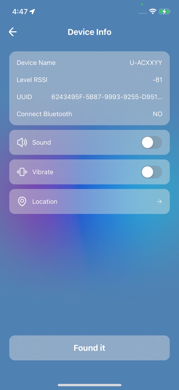 iPhone screenshot