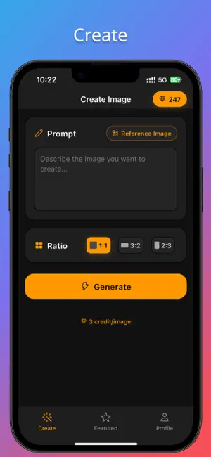 Lina - AI Image Generator screenshot 1