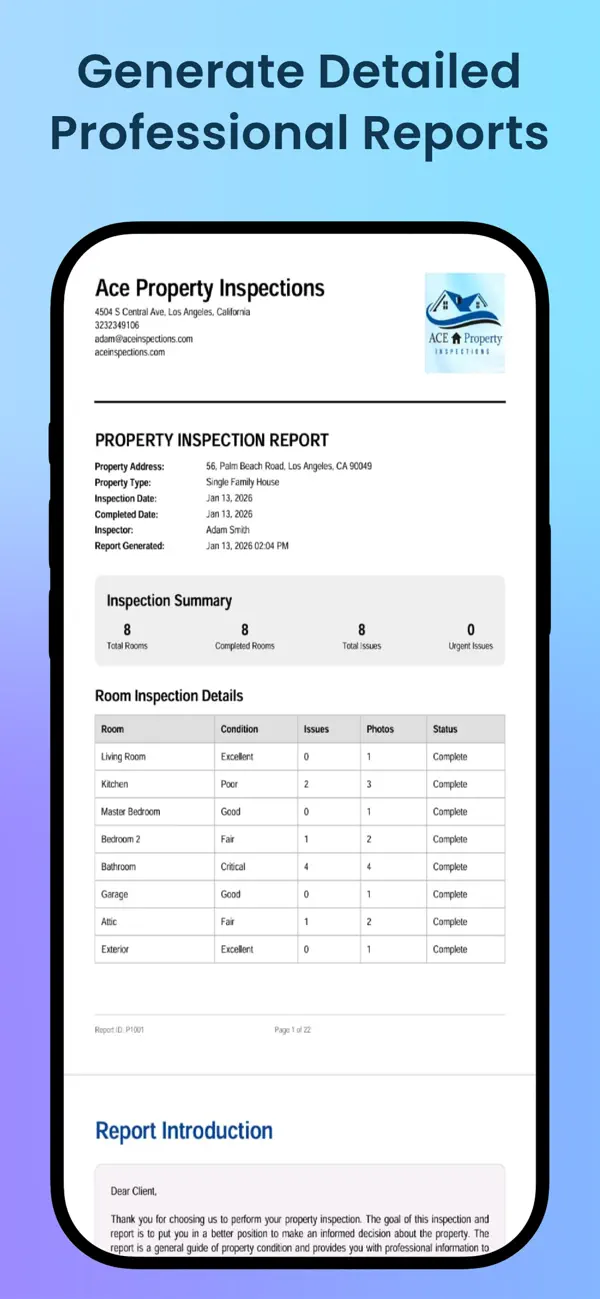 Screenshot #3 pour Propin - Property Inspection