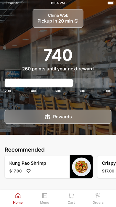 China Wok To Go iPhone screenshot 1 - Food & Drink app