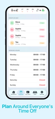 TeamLeave: PTO & Leave Tracker screenshot