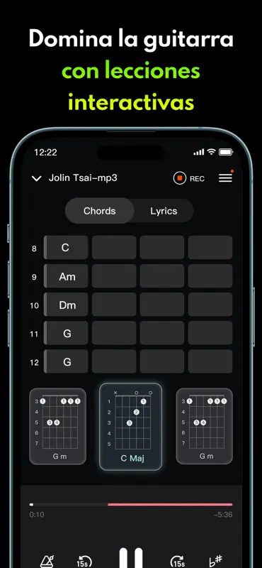 Guitar Tuner & Tabs- Tuner Pro screenshot 3 of 7