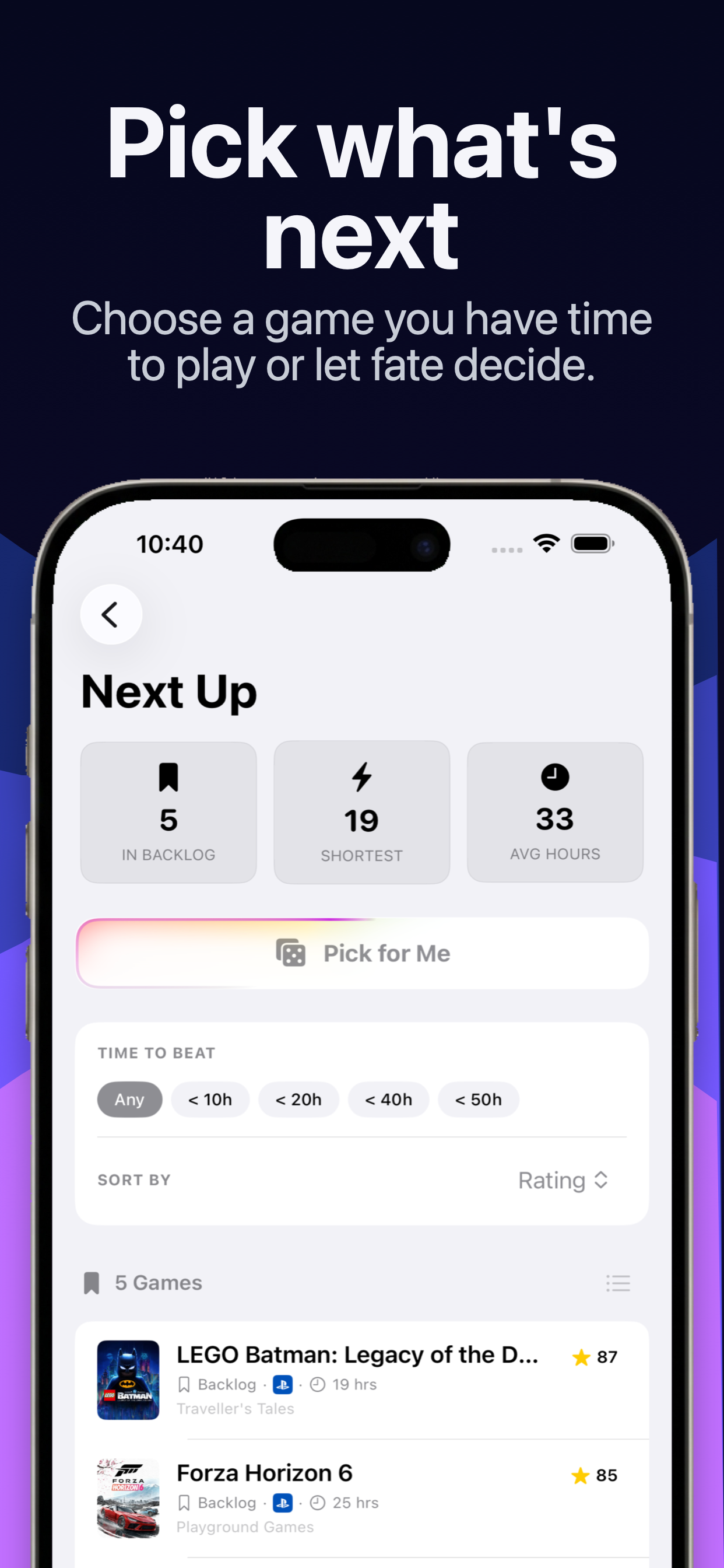 Pocket Backlog: Game Tracker screenshot 5