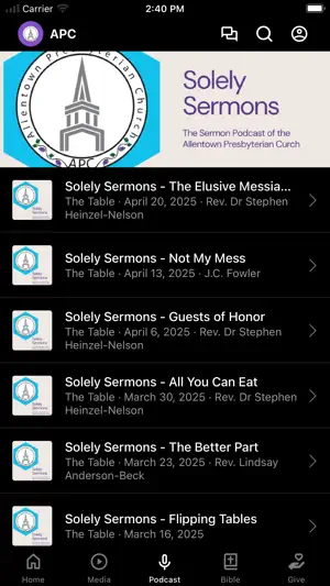 Allentown Presbyterian Church screenshot 3