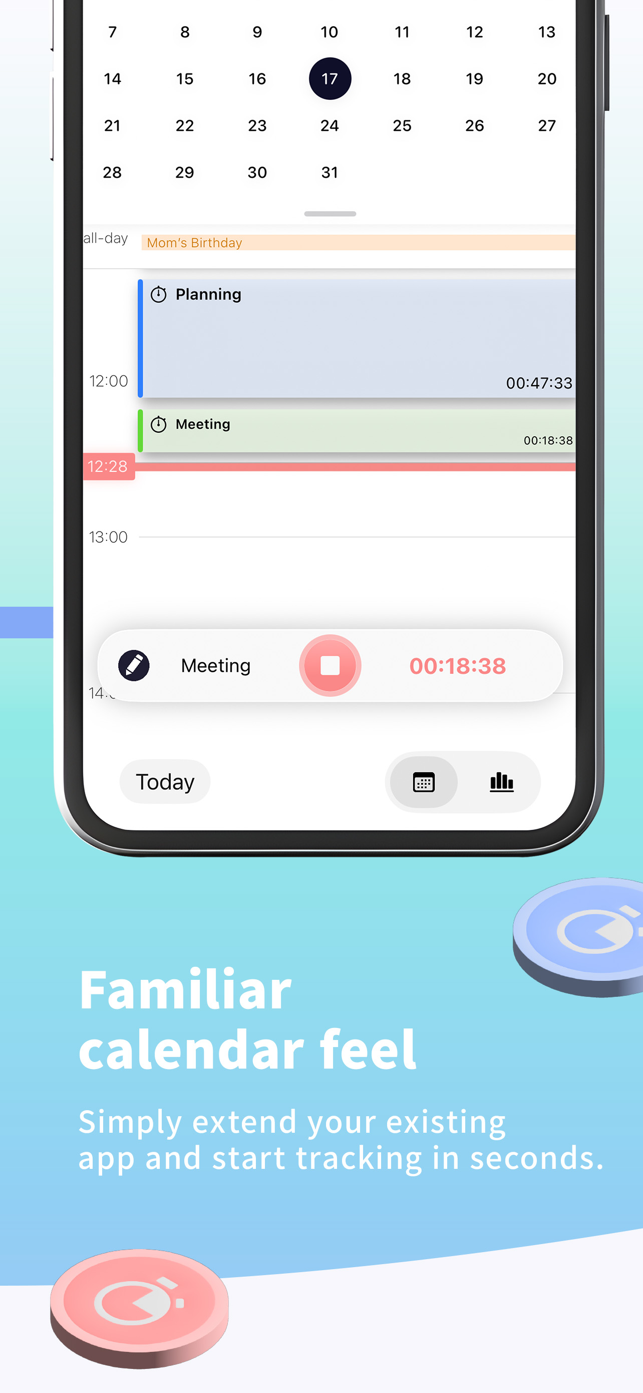 Clock Me: Calendar & Tracking