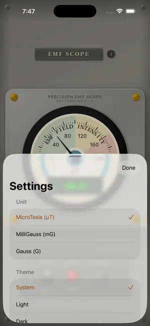 EMF Scope screenshot 2