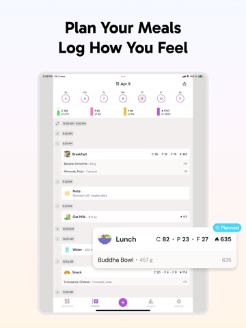 Bodyfon: AI Calorie Tracker iPad screenshot