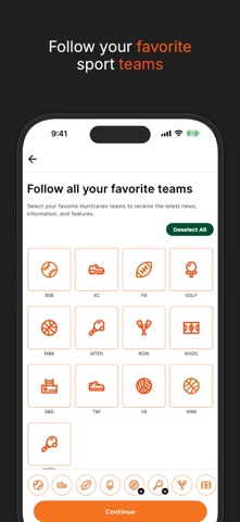 Miami Hurricanes app screenshot 2