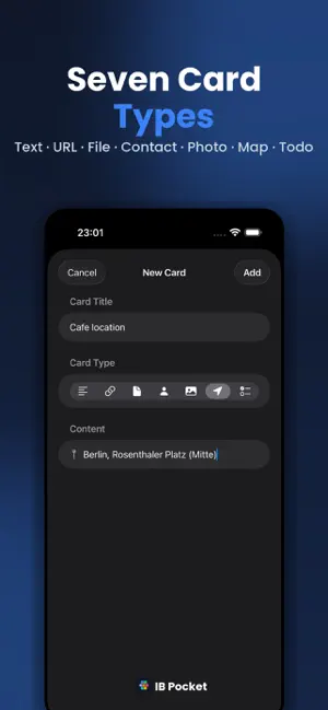 ibPocket screenshot 2