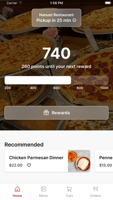 Nanuet Restaurant To Go iPhone screenshot 1 - Food & Drink app