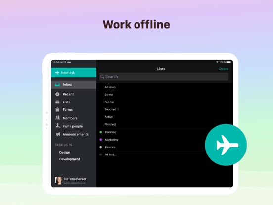 Pyrus · Team Communication iPad screenshot 5 - Business app