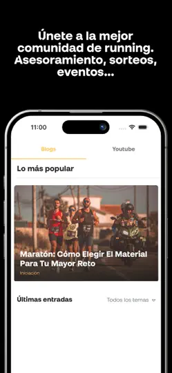 Captura de pantalla de Running Emotion en iPhone 6