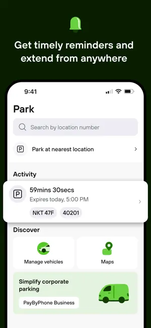 PayByPhone Parking iPhone screenshot 4