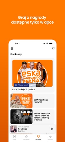Radio ESKA – słuchaj online iPhone screenshot 4