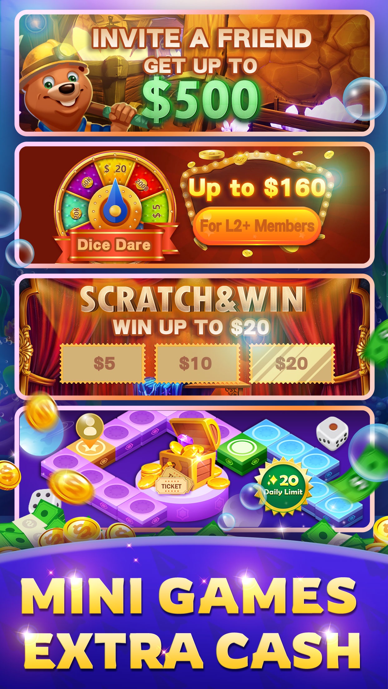 Pocket7Games: Win Cash screenshot 4