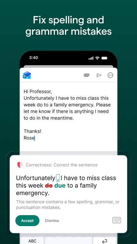 Grammarly: AI Keyboard & Voice screenshot 8 of 10