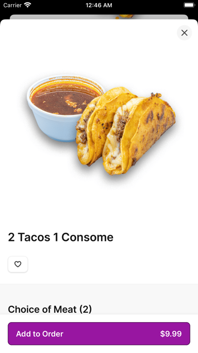 Naughty Tacos To Go iPhone screenshot 4 - Food & Drink app