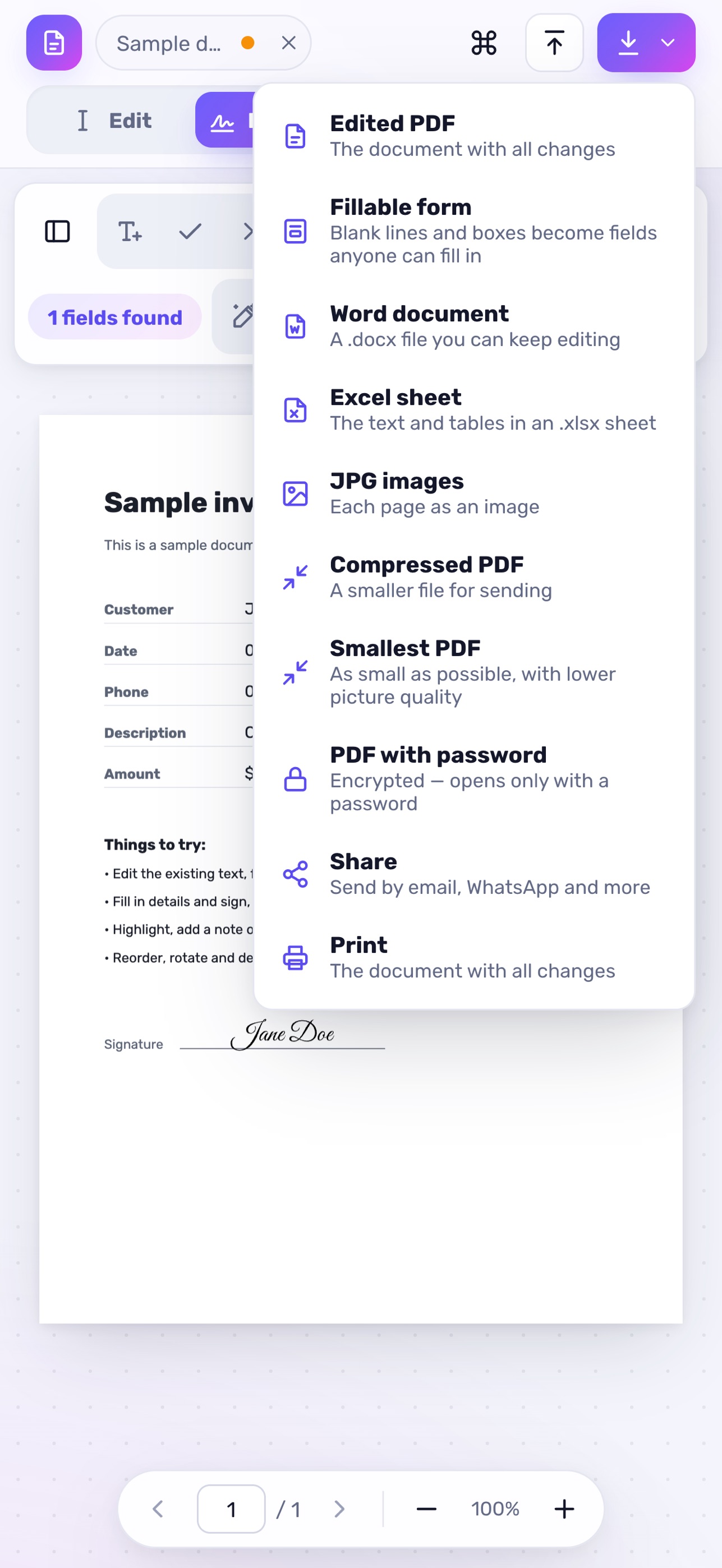 Screenshot 5 of PDF Editor- עורך PDF