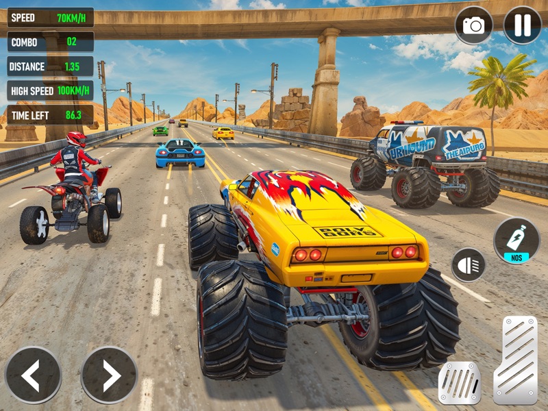 Carro de corrida real na estra screenshot 7