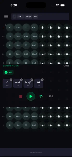 Chord Progression Visualizer screenshot 3