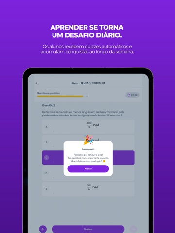 Sagaz Vortex Educação iPad screenshot