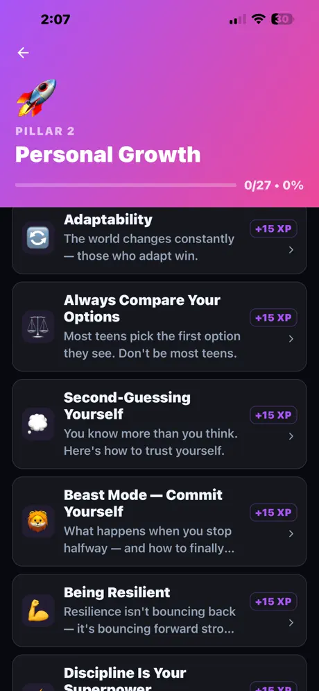 The Reset Playbook screenshot 2
