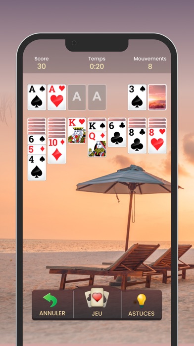 Screenshot #2 pour Solitaire - Jeu de cartes #1