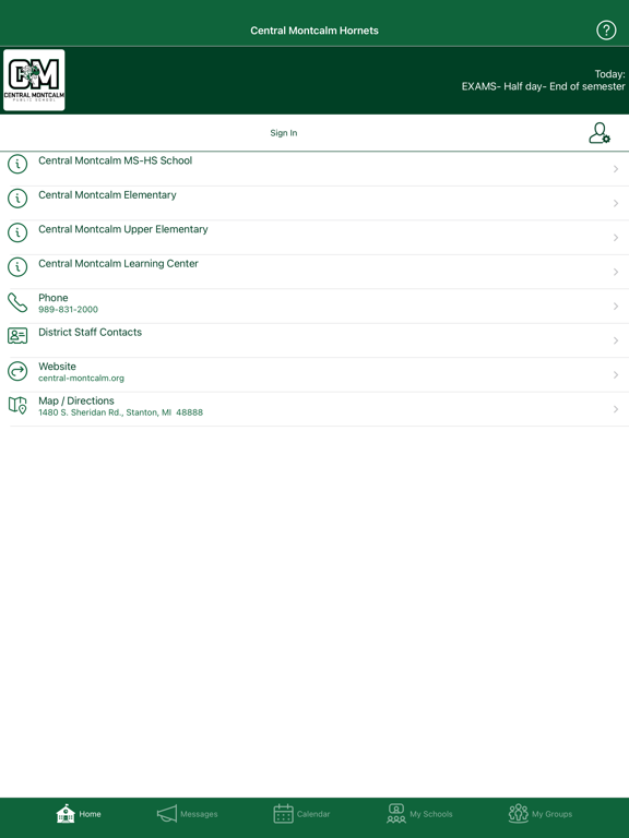 Central Montcalm Hornets app screenshot 3