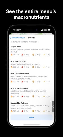MacrosMap - Restaurant Macros Screenshot 3 of 4
