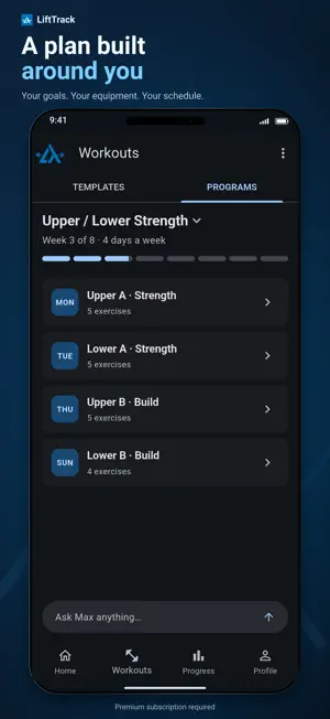 LiftTrack: Strength Training screenshot 2