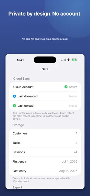 TaskHunter – Time Tracker screenshot 3