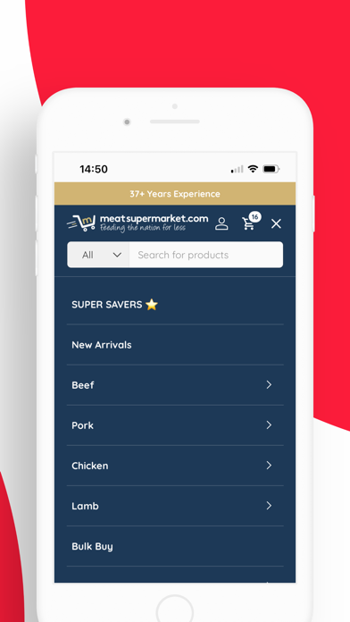 MeatSupermarket.com Screenshot