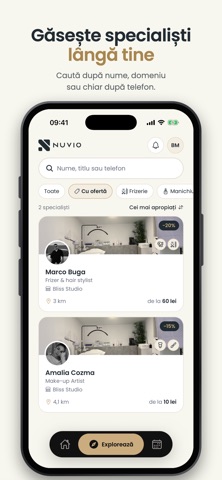 Nuvio – Programări online screenshot 2