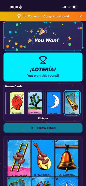Austin Spanish Academy Loteria screenshot 2