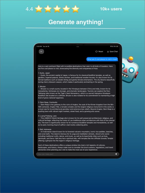 Bright Eye iPad screenshot 2 - Entertainment app