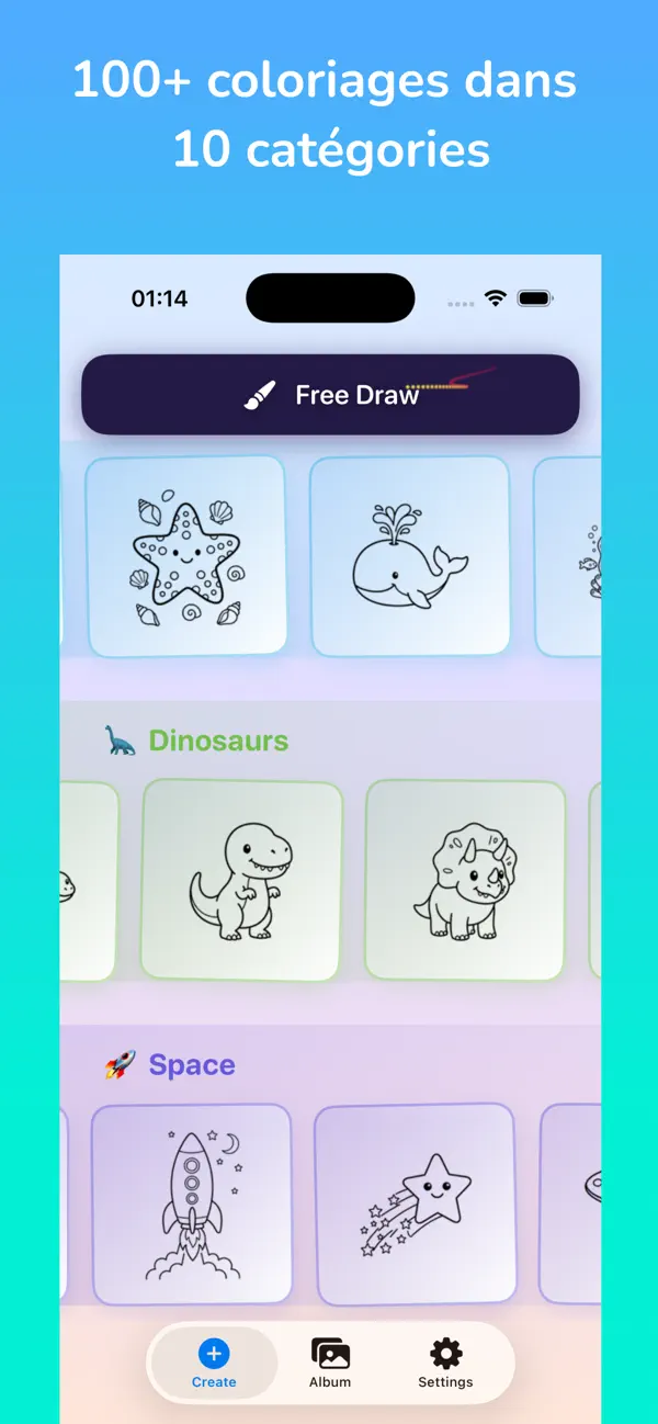 Screenshot #2 pour Magic Canvas — Dessin Enfant