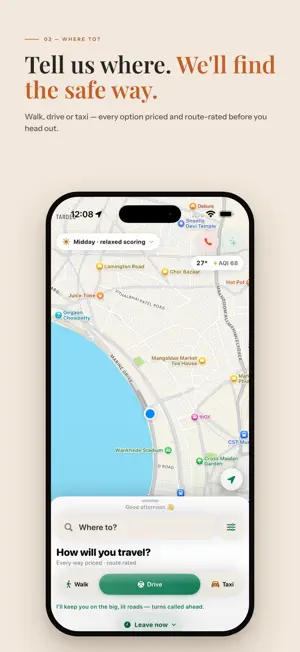 HomeSafe: Safest Travel Routes screenshot 2