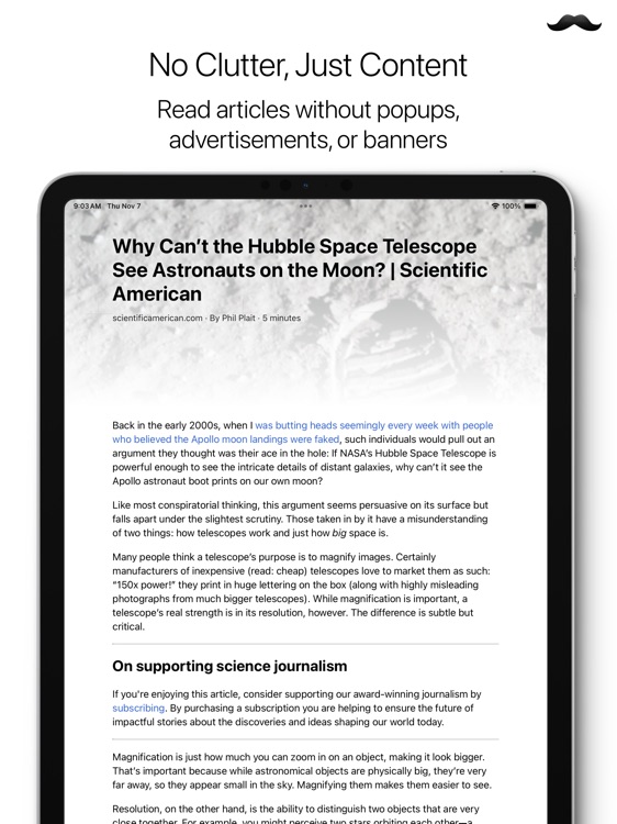 Stache: Save Now, Read Later