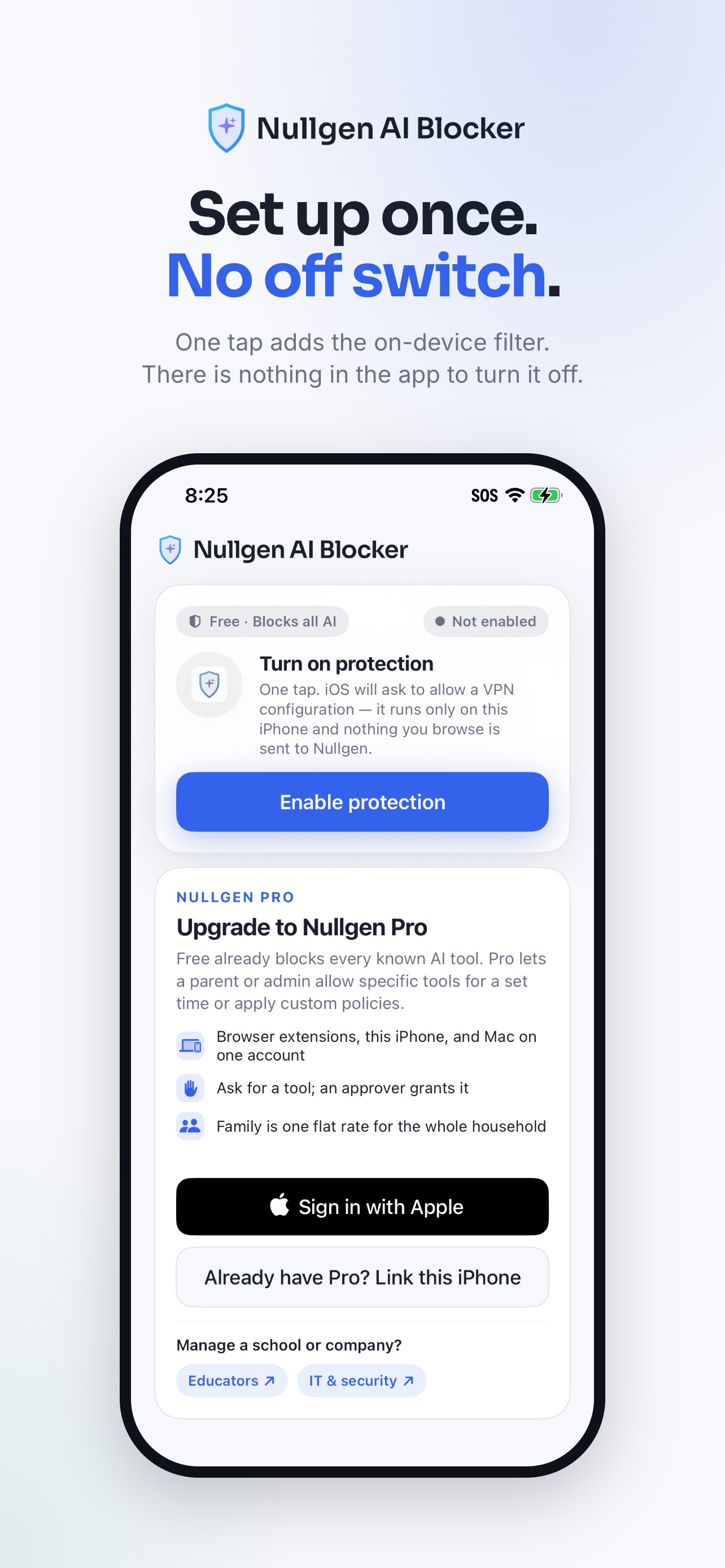 Screenshot 3 of Nullgen AI Blocker