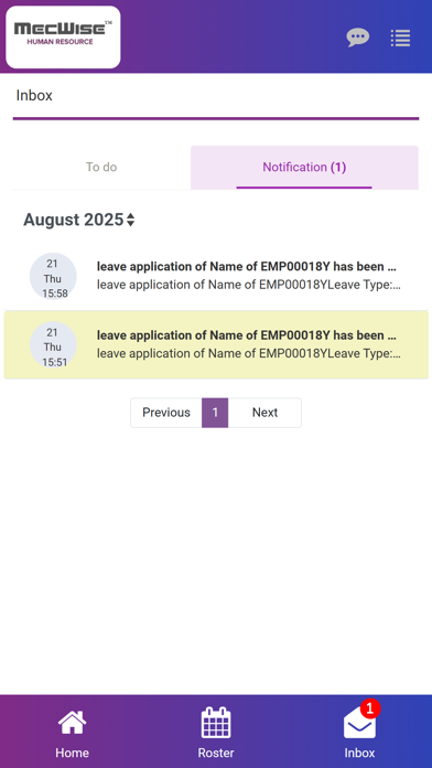 App screenshot