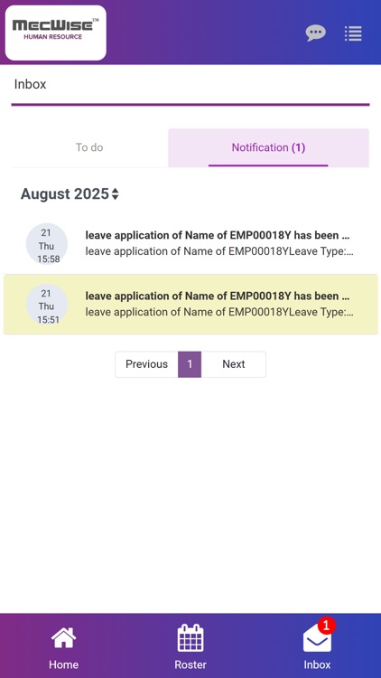 MecWise HRMS screenshot-5
