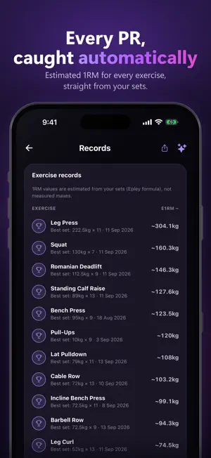 LiftAxis: Gym Workout Tracker screenshot 4