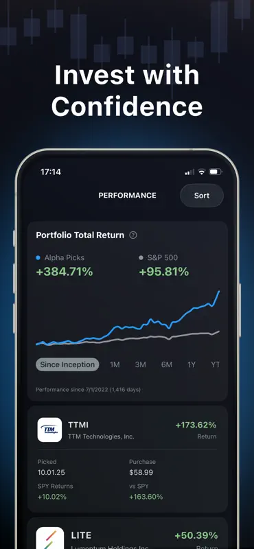 Alpha Picks: Stock Ideas screenshot 1 of 4