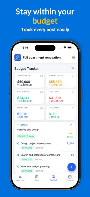 Reno Pro: Remodel & Budget screenshot 4