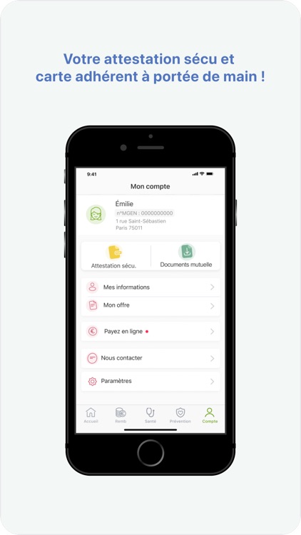 Mutuelle MGEN Espace personnel screenshot-7