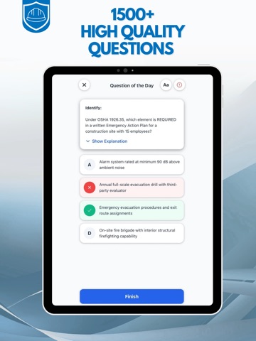 BCSP CHST Exam Prep 2026 iPad screenshot