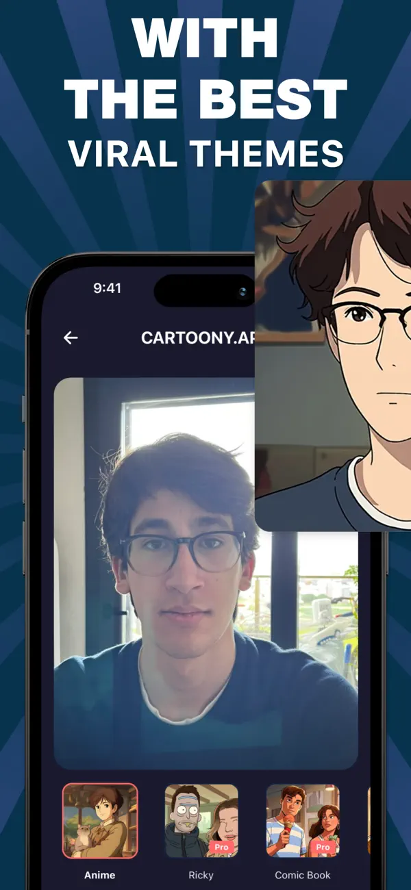 Screenshot #2 pour Cartoony: Anime Cartoon Maker